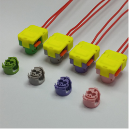 JST连接器SQB系列带Go/NoGo结构的安全气囊连接器图示