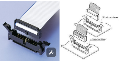 JST系列名称 RA Connector IDC type产品图示