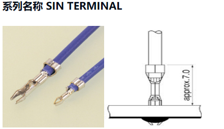 JST SIN系列端子产品压接图示